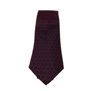 Allen Solly Blue with Red Diamond Design Necktie.